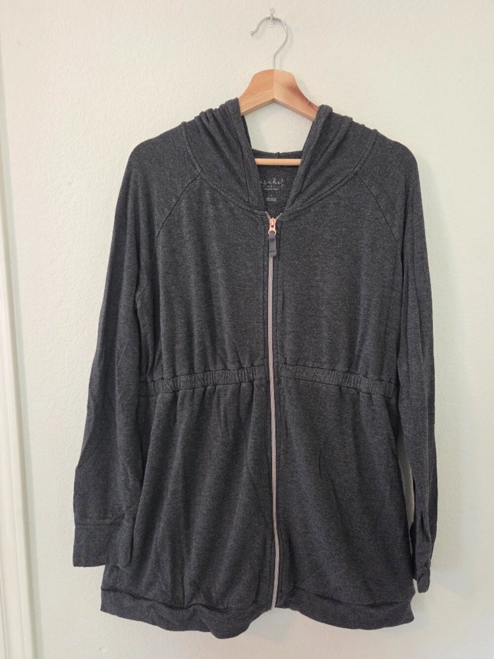 Isabel Maternity Zip Hooded Sweatshirt